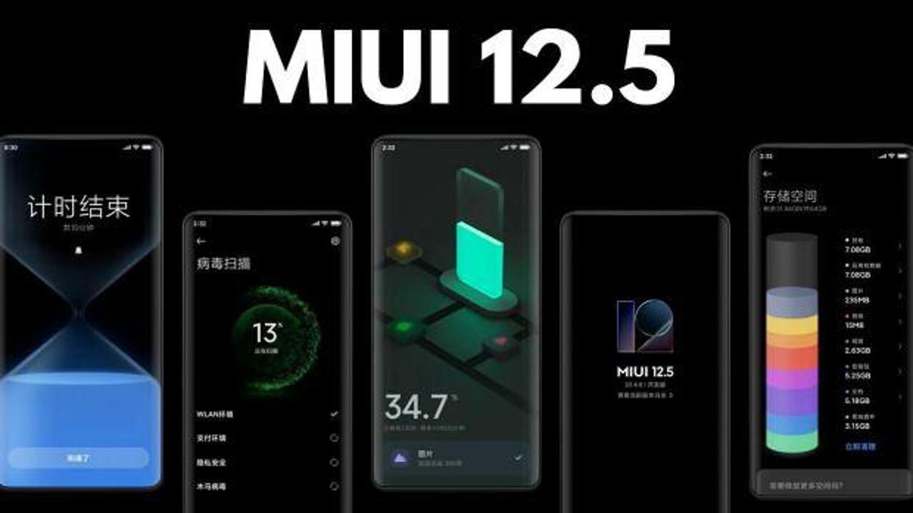 Android 12 tabanlı MIUI 12.5 alacak Xiaomi, Redmi ve POCO modelleri