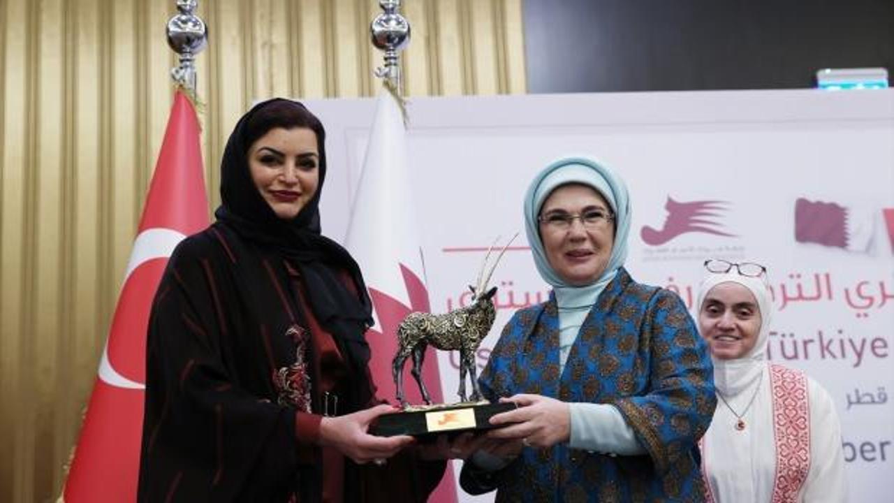 Emine Erdoğan, Üst Düzey Katar-Türkiye Kadın Buluşması'na katıldı