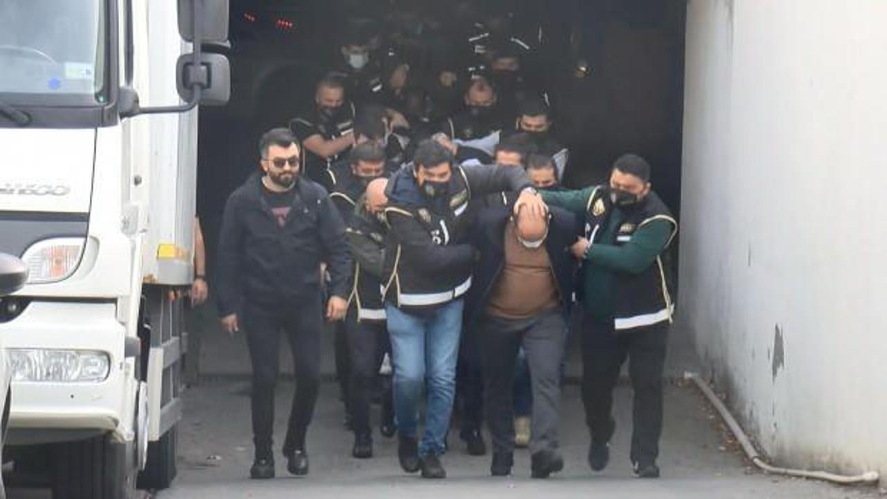 İstanbul'daki suç örgütlerine operasyon! 14 kişi tutuklandı