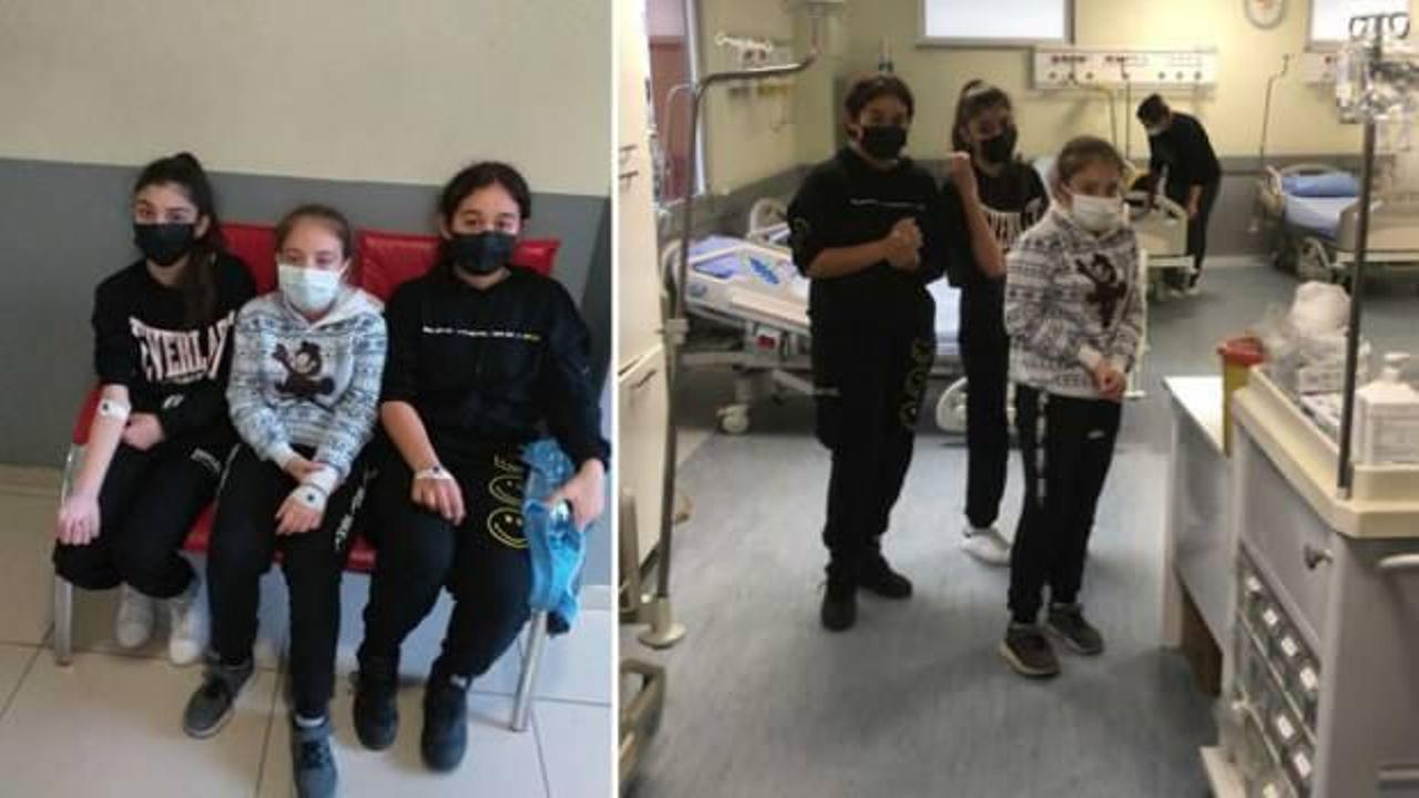 Sınıfta sıkılan biber gazından etkilenen 6 öğrenci hastaneye kaldırıldı