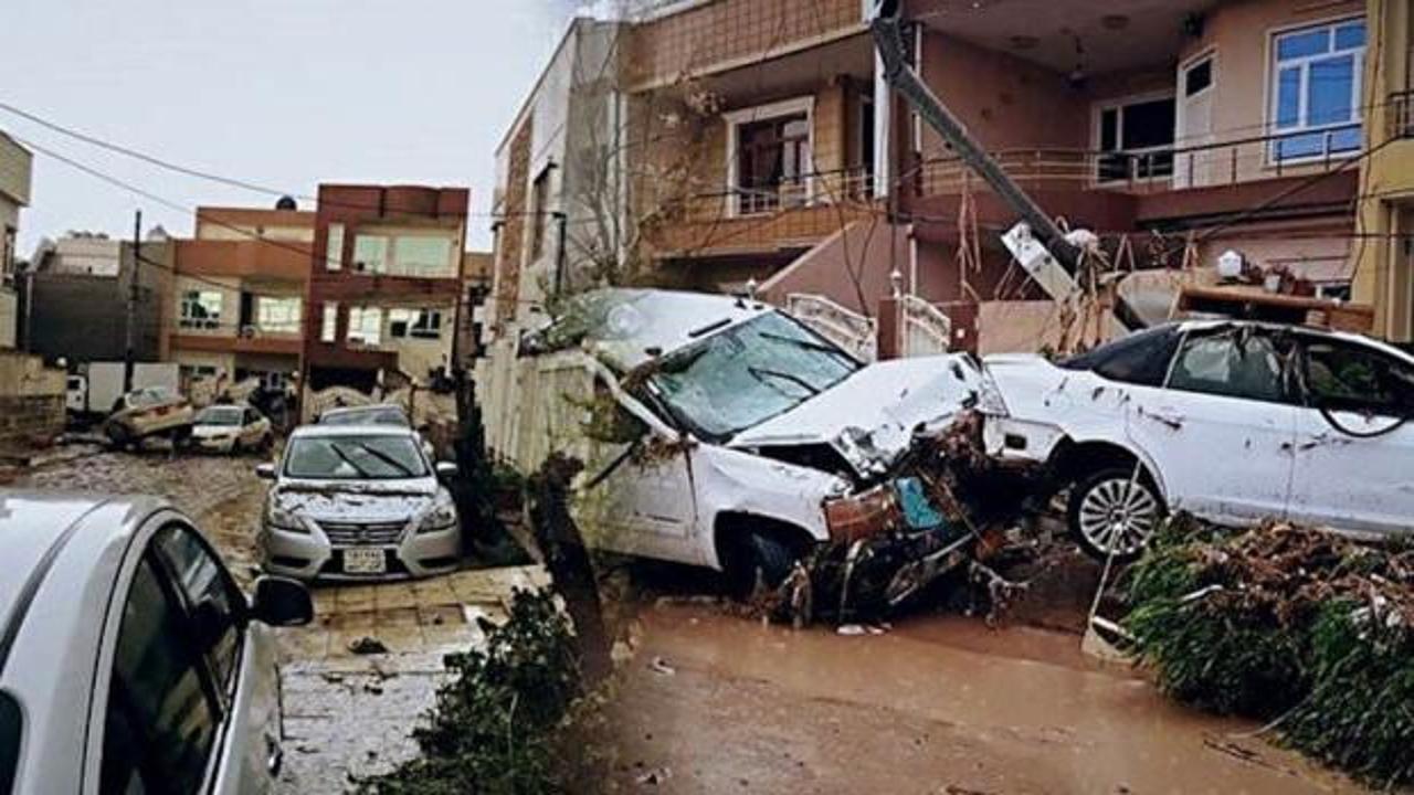 Irak'ta sel felaketi! Uykuda yakalandılar: 8 ölü