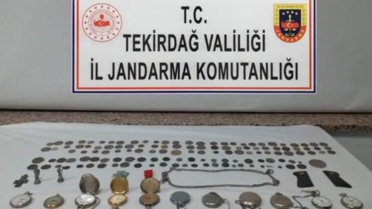 Tekirdağ'da tarihi eser operasyonu: 2 gözaltı