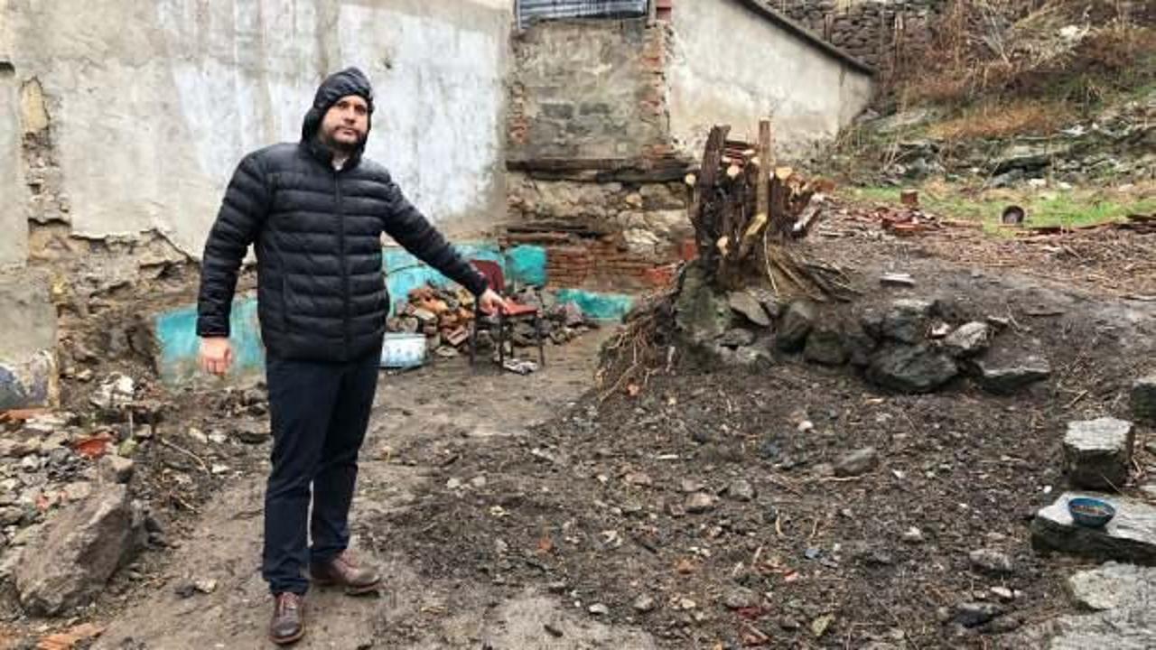 Bir garip t&uuml;rbe hik&acirc;yesi, başkasının bah&ccedil;esine mezar kazdılar   