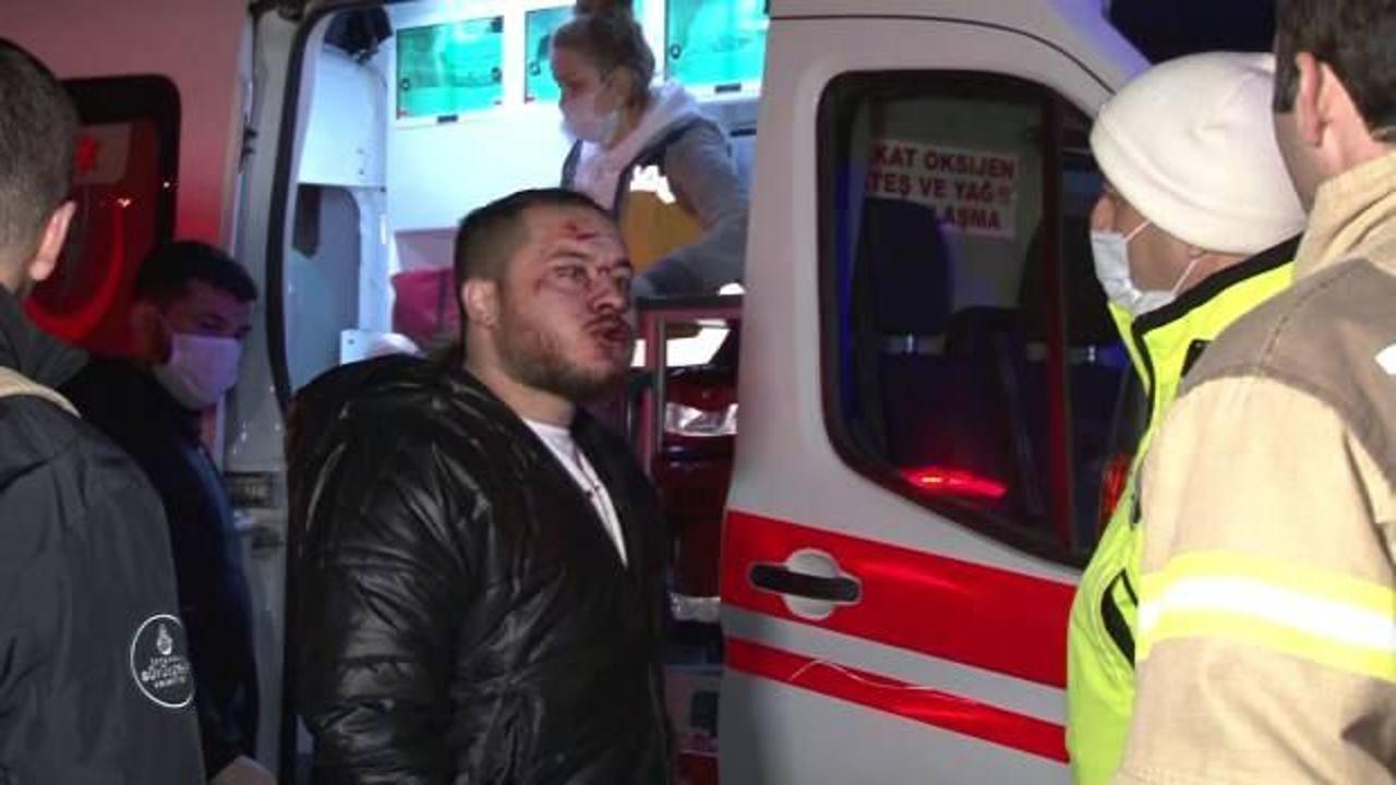 Çekmeköy’de kaza sonrası ilginç diyalog: "Çek kanka güzel çek"   