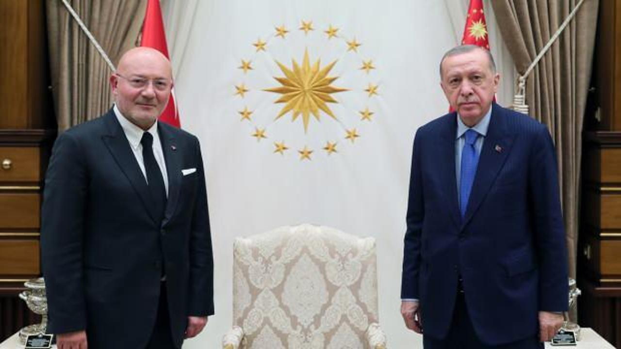 Cumhurbaşkanı Erdoğan, Ferit Şahenk'i kabul etti