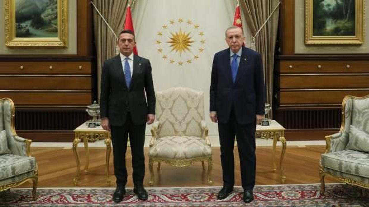 Cumhurbaşkanı Recep Tayyip Erdoğan, Ali Koç'u kabul etti