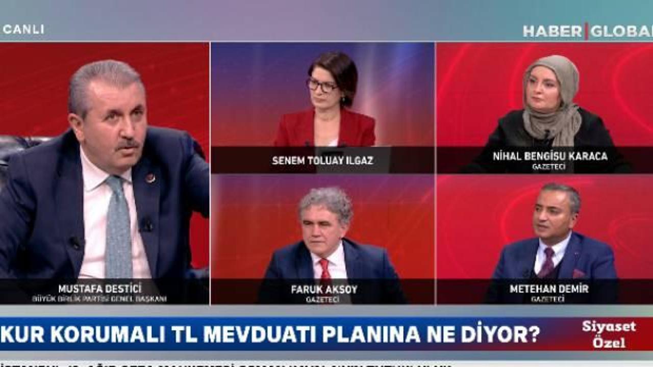 Destici'den Millet İttifakı partilerine &ccedil;ağrı: Buyurun siz yapın