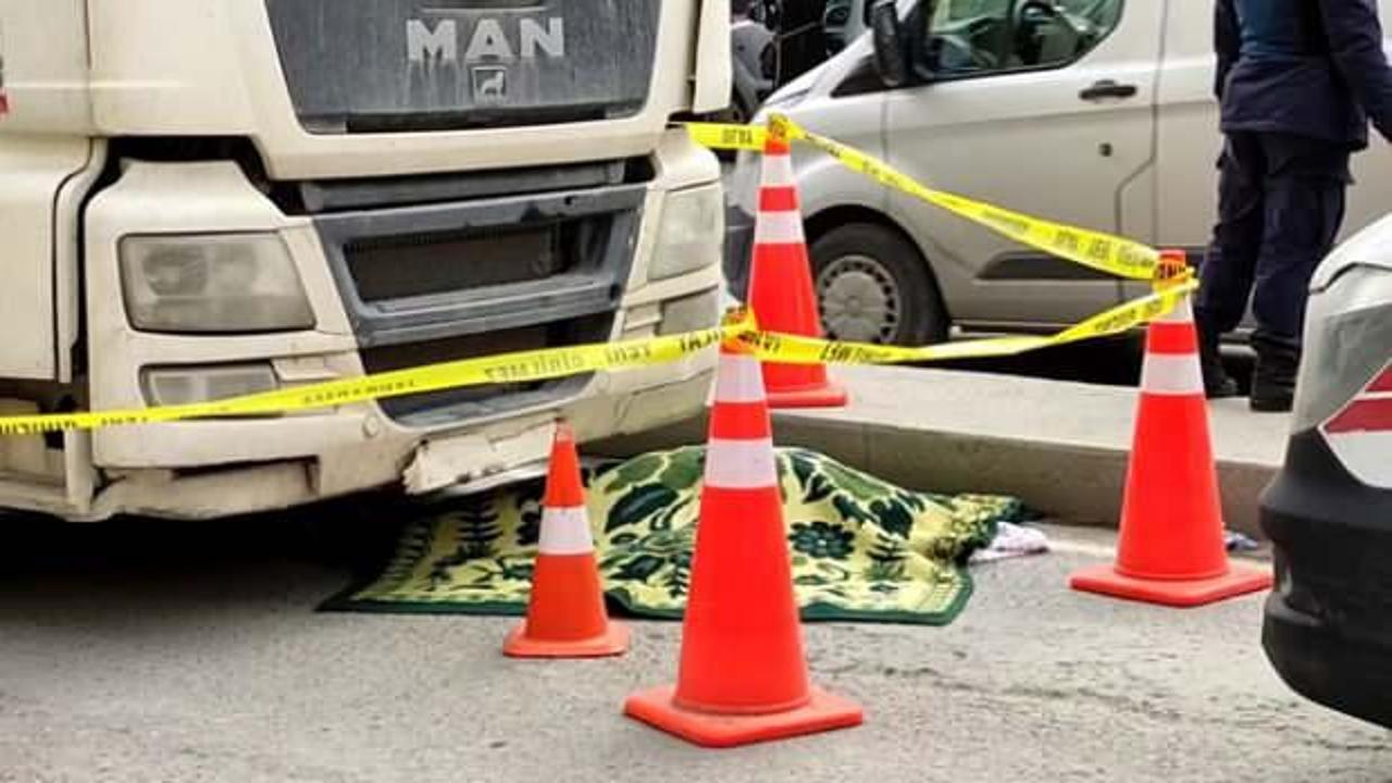Eyüpsultan'da hafriyat kamyonunun çarptığı kadın öldü
