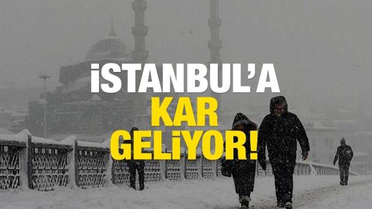 İstanbul’da okullar tatil edilecek mi? Meteoroloji uyardı! Kar geliyor…