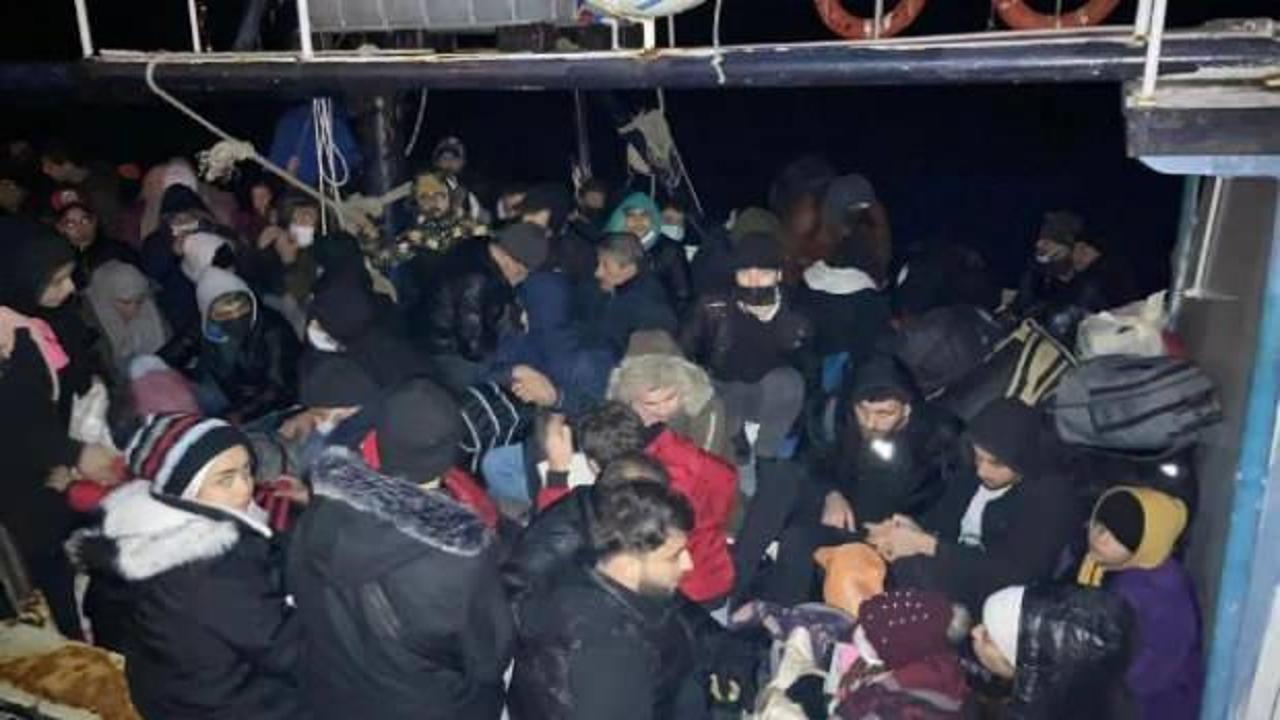 Muğla Köyceğiz'de 100 kaçak göçmen ve organizatöre operasyon