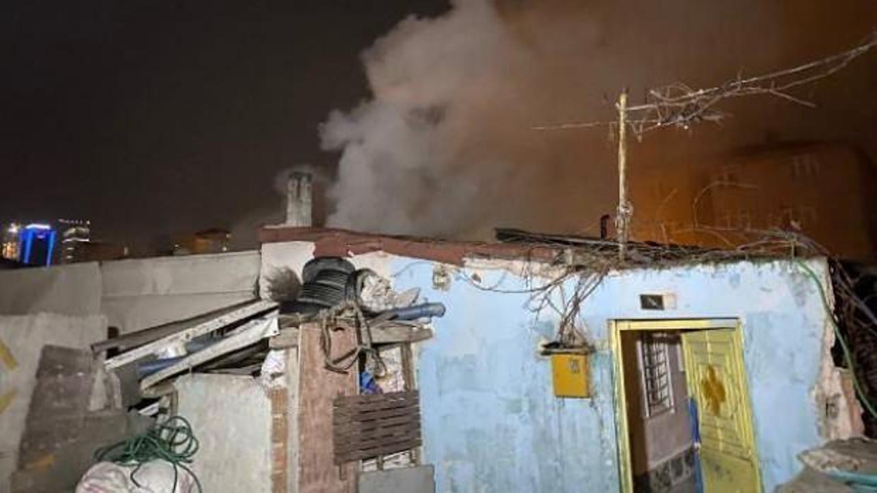 Ataşehir'de paniğe neden olan yangın