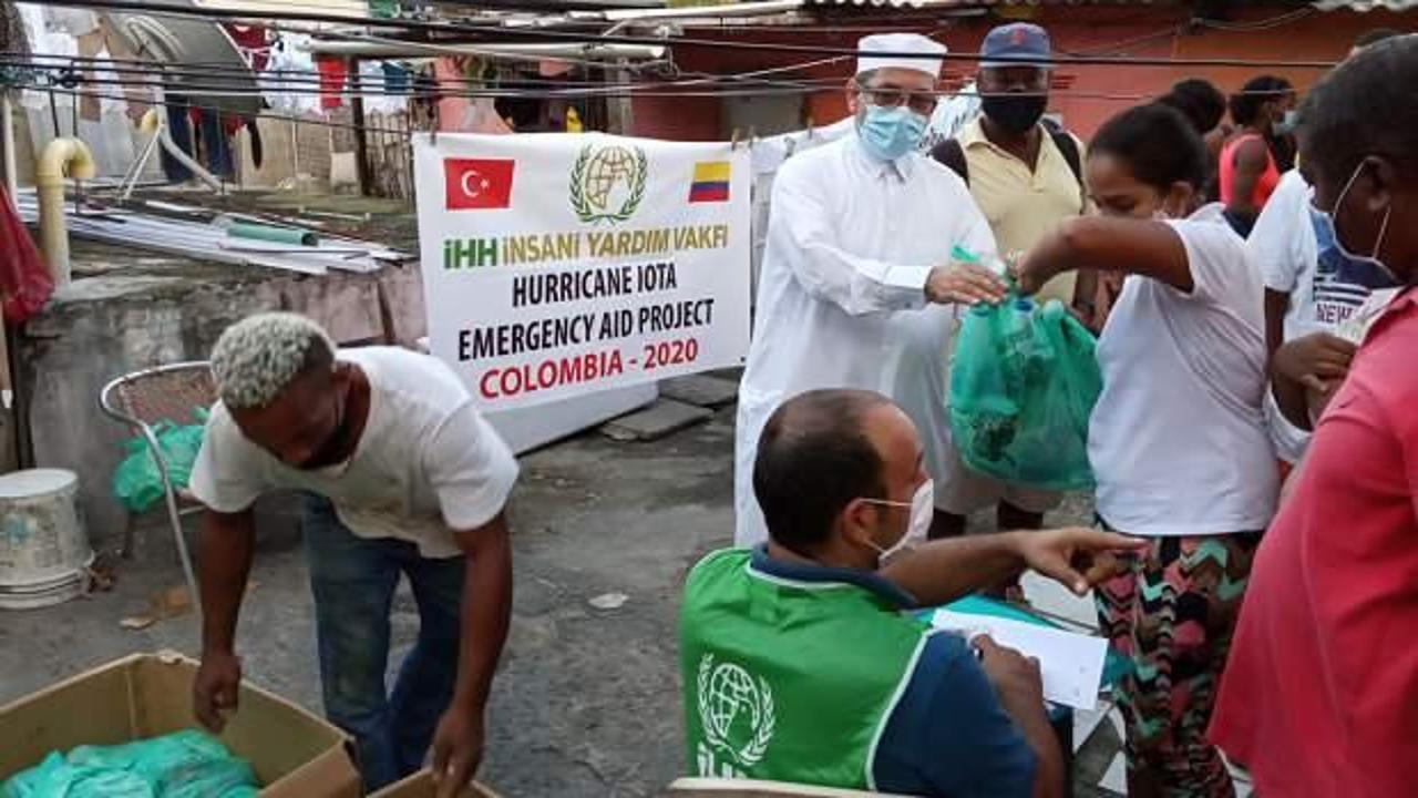 İHH'dan Kolombiya ve Guatemala'daki kasırga mağdurlarına yardım