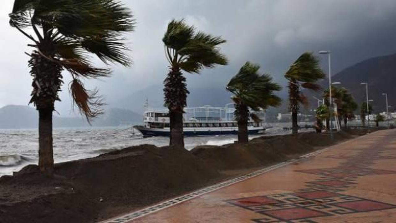 Akdeniz bölgesinin batısı için fırtına uyarısı