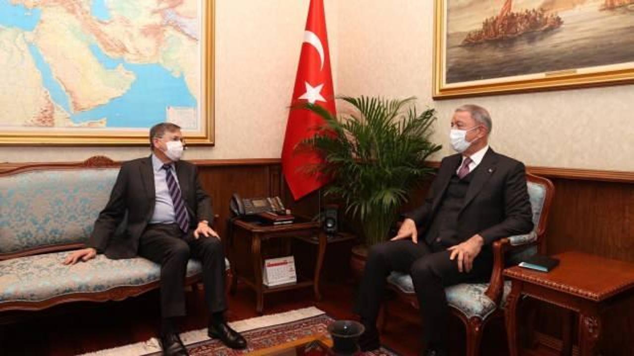 Bakan Akar, ABD'nin Ankara Büyükelçisi Satterfield'ı kabul etti