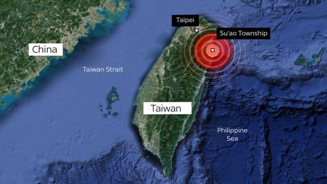 Tayvan'da 6 büyüklüğünde deprem!
