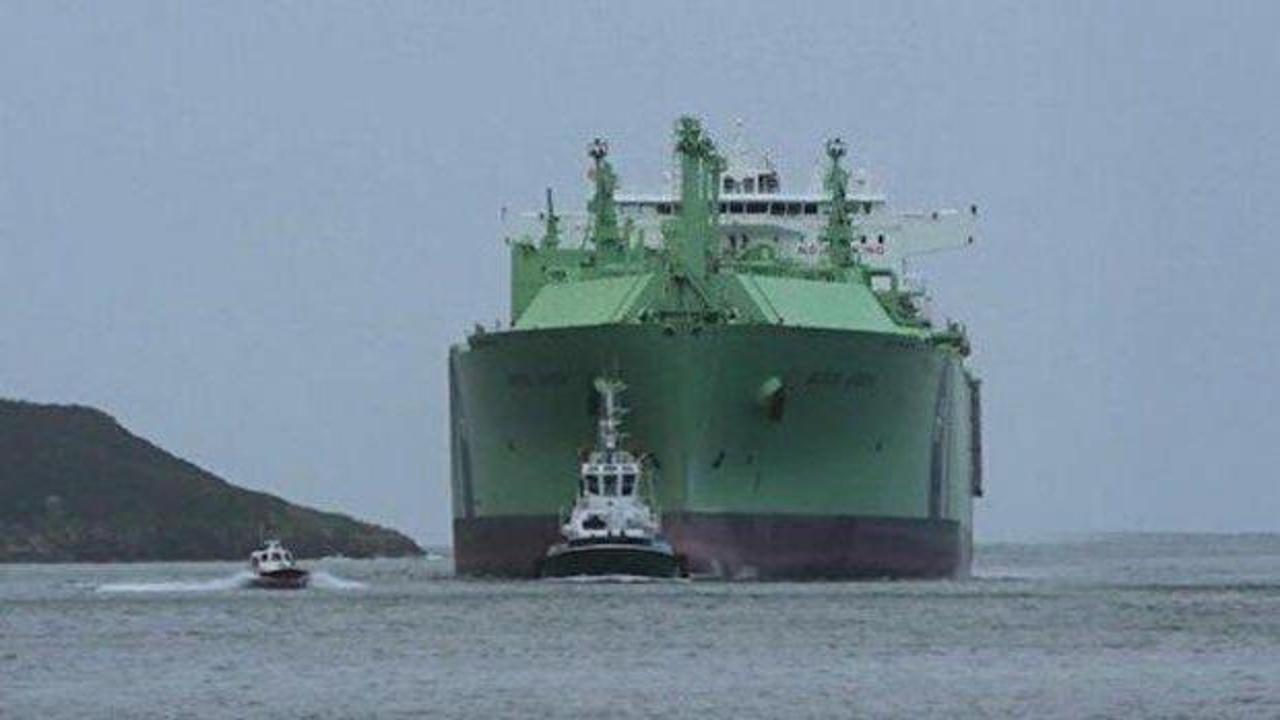 Cezayir'den yola çıkan dev LNG gemisi 16 Ocak'ta Türkiye'de olacak
