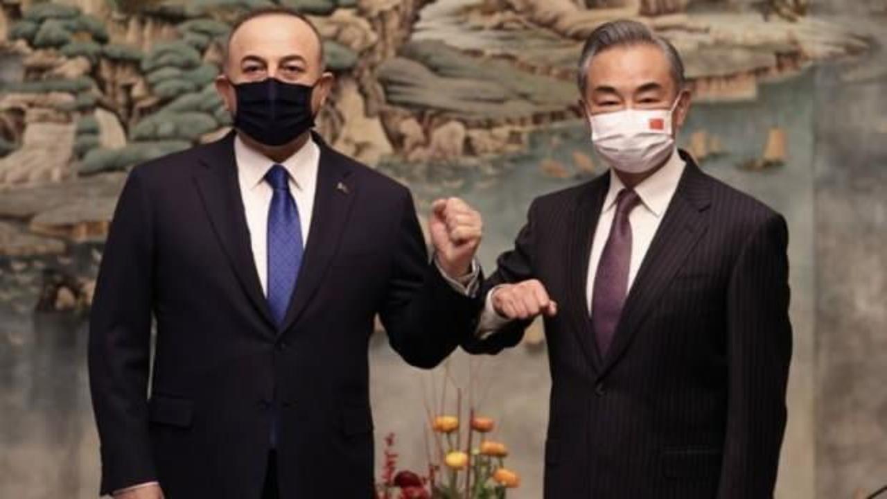 Dışişleri Bakanı Çavuşoğlu Çinli mevkidaşı ile görüştü