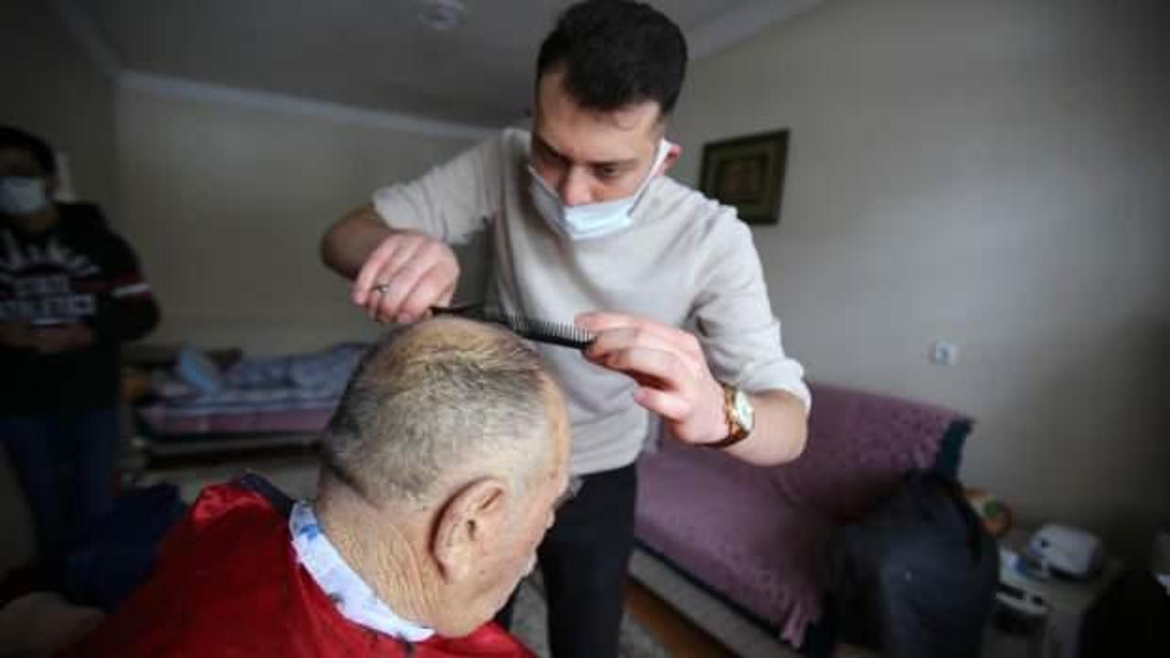 G&uuml;m&uuml;şhane&rsquo;de &uuml;niversite &ouml;ğrencileri iyiliğe makas sallıyorlar