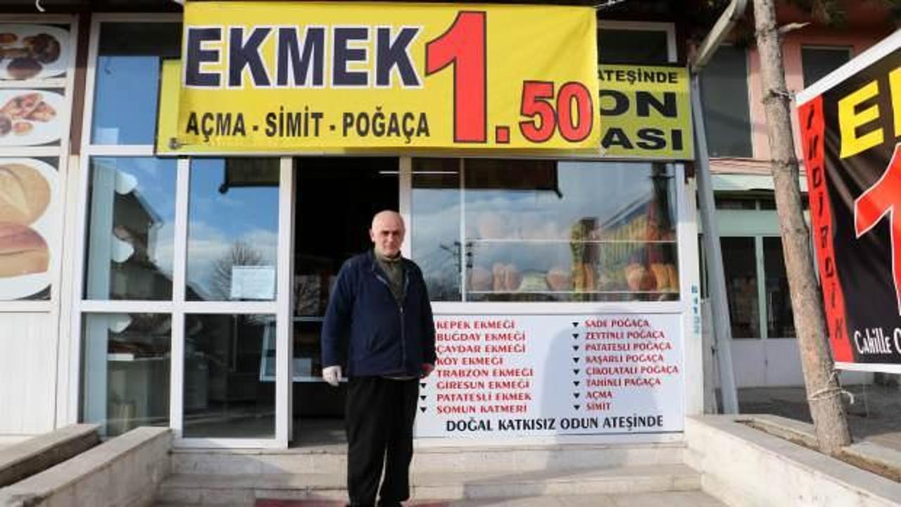 &lsquo;Halka hizmet Hak'ka hizmet&rsquo; dedi, ekmeğin fiyatını d&uuml;ş&uuml;rd&uuml;