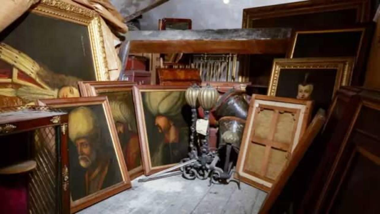 İskoçya'da bir çatı katında Osmanlı padişahlarının tabloları bulundu