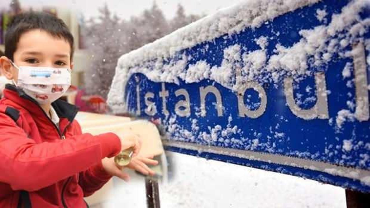 İstanbul'da okullar yarın tatil mi? Meteoroloji'den kritik uyarı geldi! Fırtına sonrasında kar yağışı...