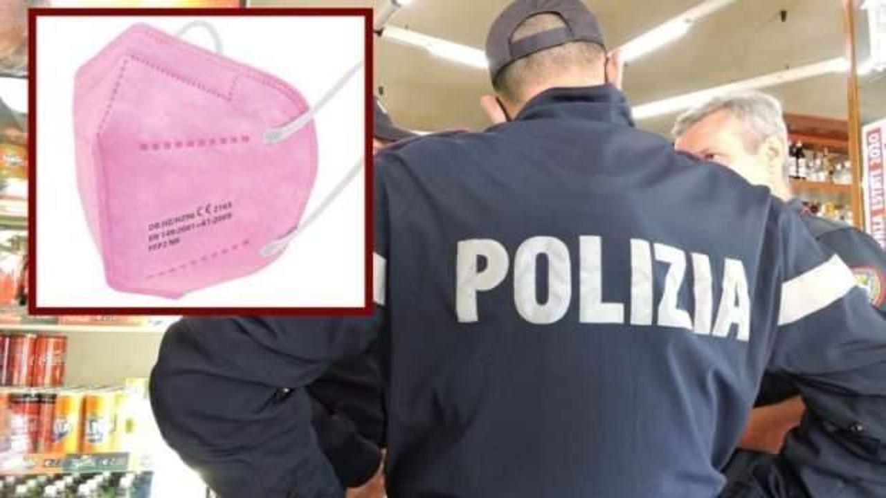 İtalya'da polislerden pembe maske isyanı