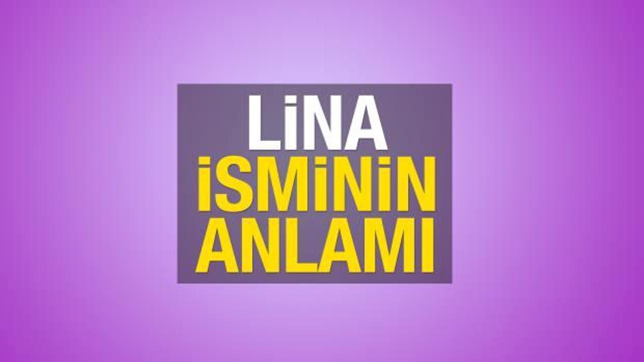 Lina isminin anlamı nedir? Lina isminin kelime anlamı ve kökeni...
