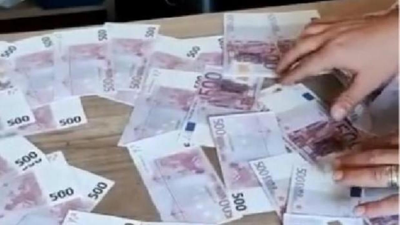 Tarsus'ta sahte 500'lük banknotlardan oluşan 23 bin euro ele geçirildi