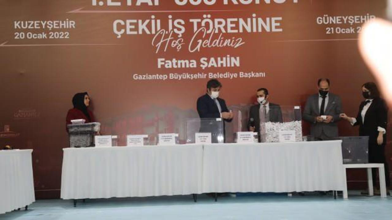 14 bin konut projesi kapsamında kuralar Güneyşehir için çekildi