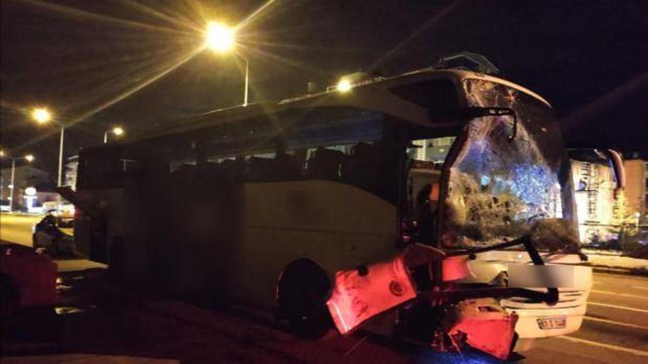 Giresun'da otobüs kazası: 4 yaralı