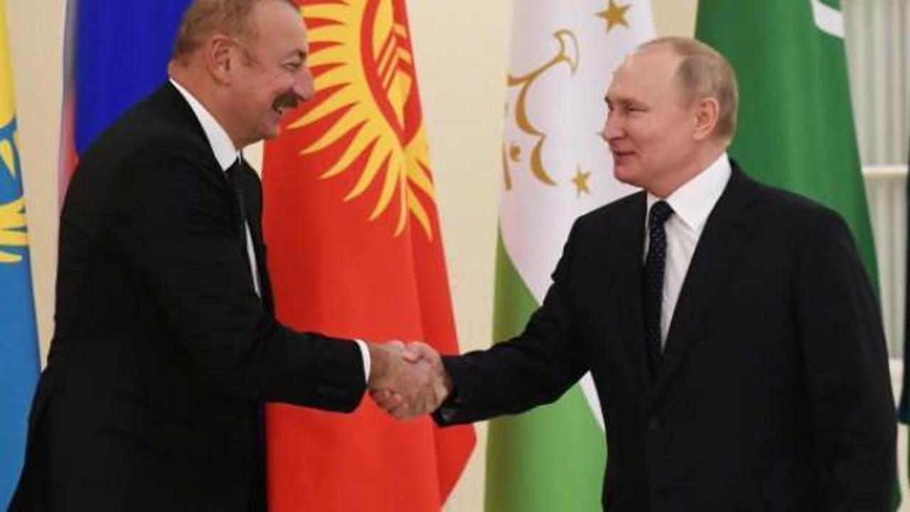 Putin ile Aliyev Rusya-Ukrayna arasındaki gerginliği görüştü