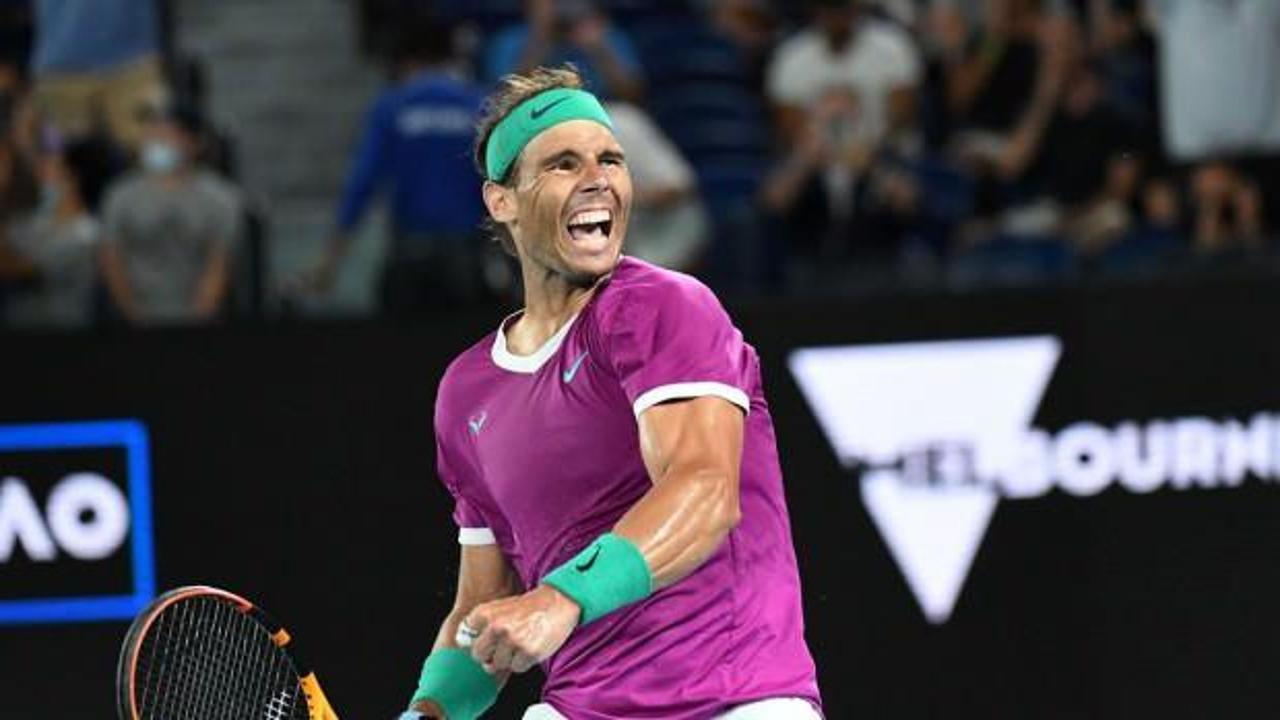 Avustralya Açık'ta ilk finalisti Nadal