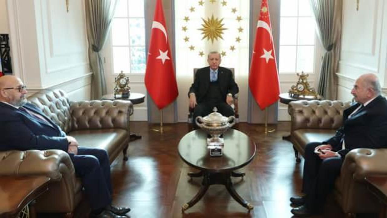 Başkan Erdoğan, Ermeni Vakıflar Birliği Başkanı Şirinoğlu'nu kabul etti