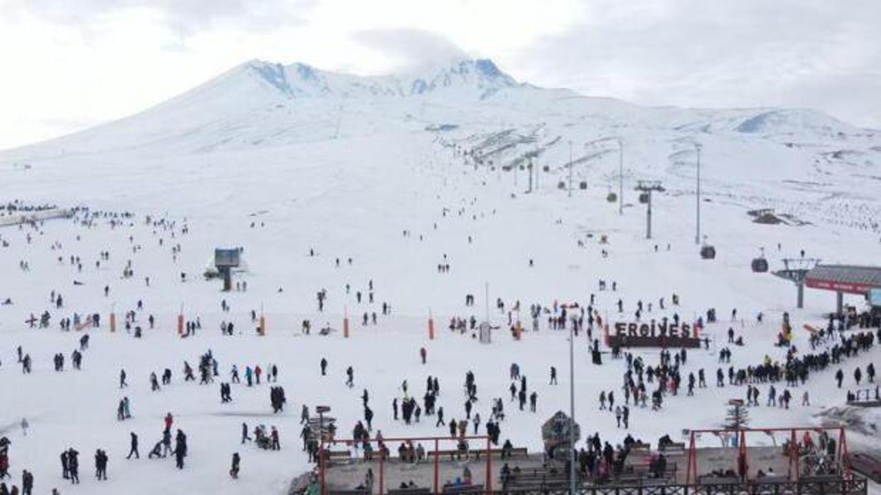 Erciyes yaklaşık 2 milyon ziyaretçi ağırladı