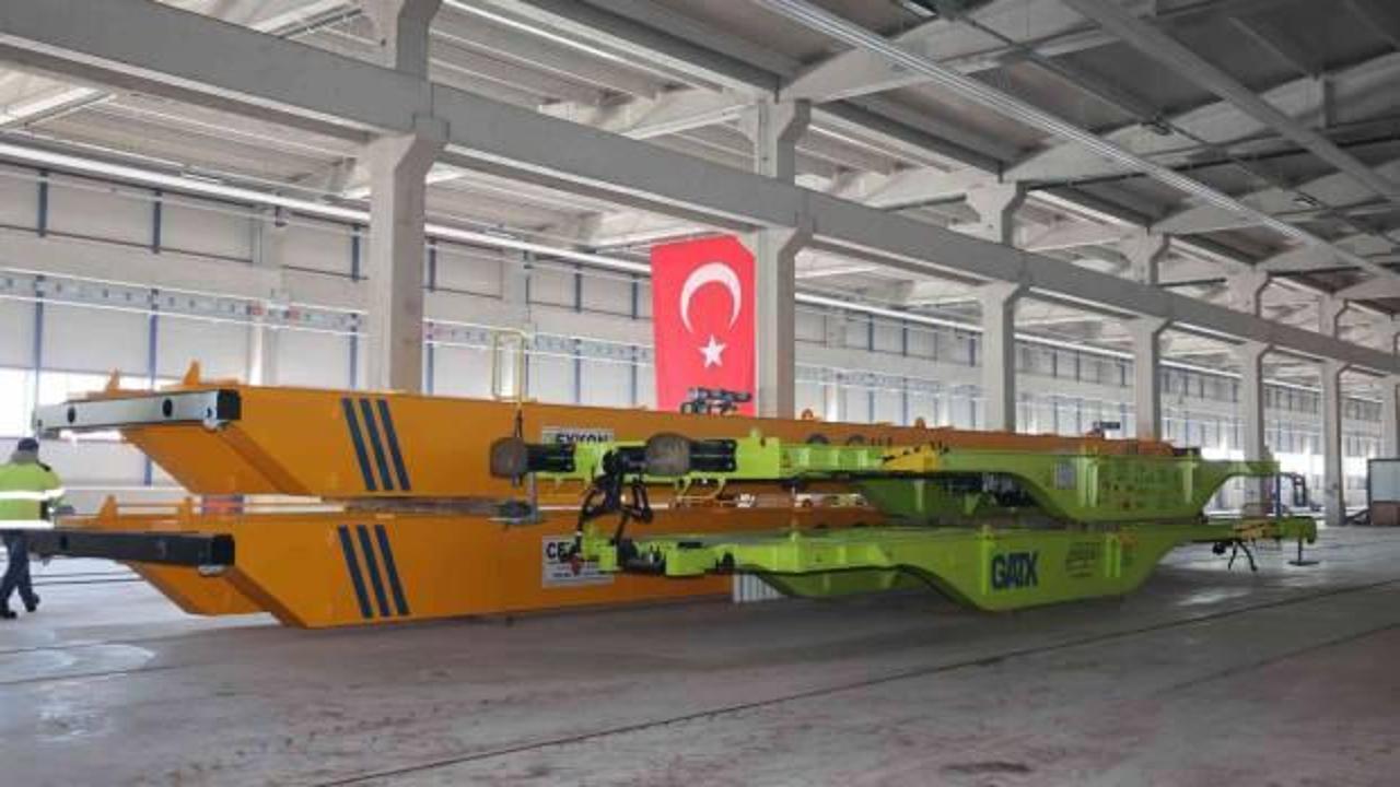 Sivas Demirağ Sanayi Bölgesi'nde ilk üretim "Yiğido" raydan indi