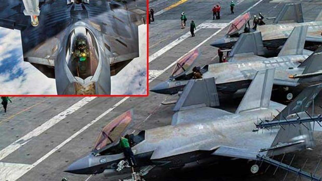 Sızan fotoğraflar şok etti: F-35'ler pas tuttu, Pentagon'dan açıklama