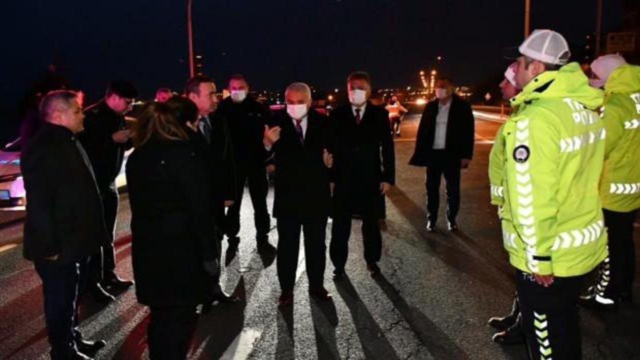 Tekirdağ Valisi İstanbul sınırına gidip tek tek uyardı