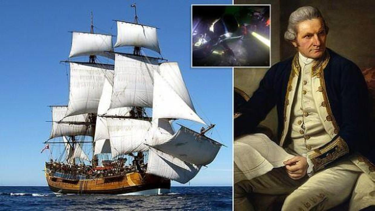 250 yıllık gizem: Kaptan James Cook'un gemisi bulundu