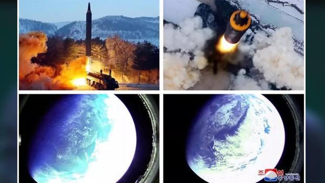 Kuzey Kore, son 5  yılın en büyük füze denemesinin fotoğraflarını yayımladı