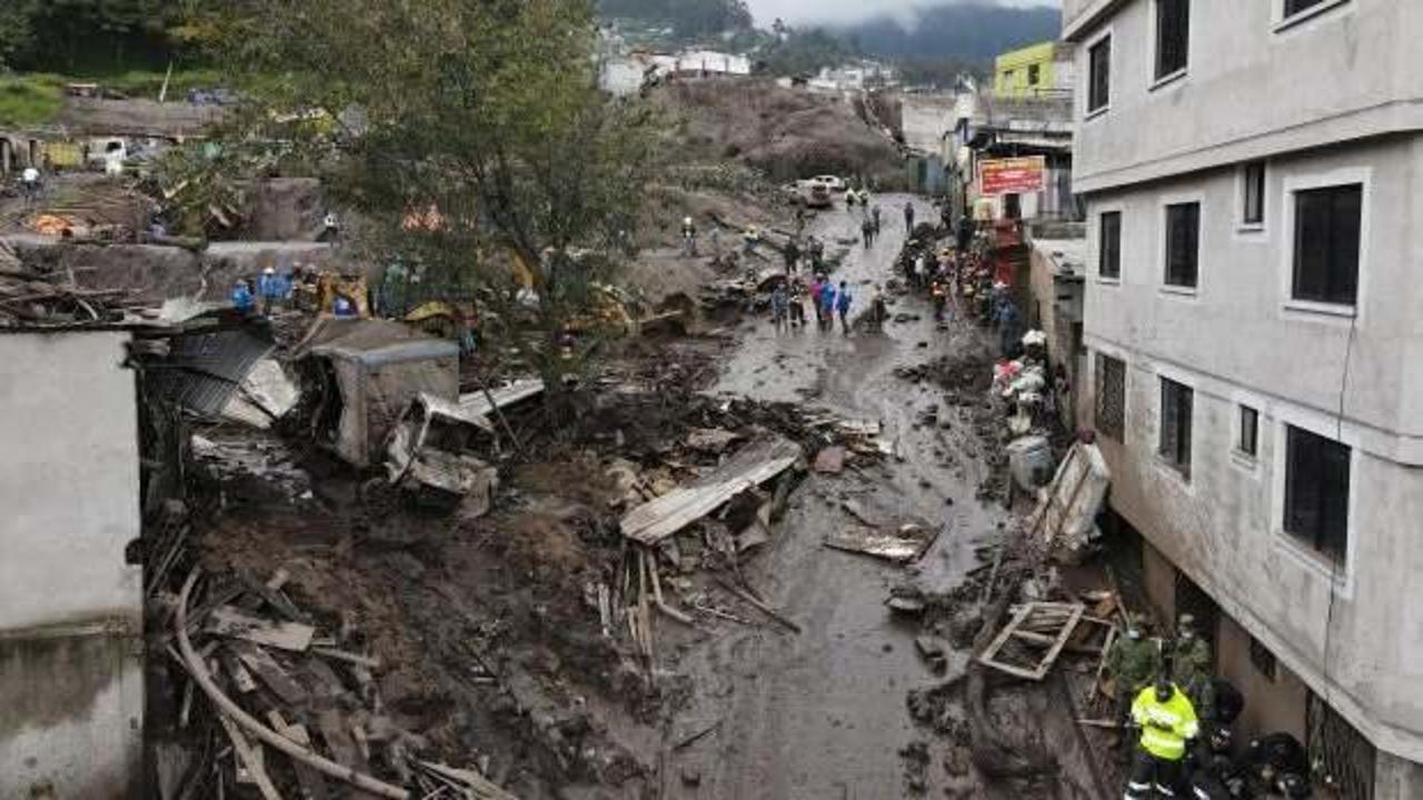 Ekvador'da sel felaketinde ölenlerin sayısı 27'ye yükseldi