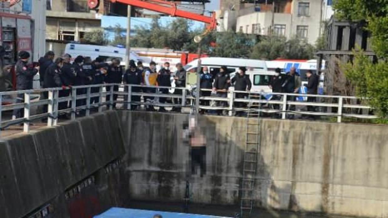 Adana'da korkunç olay! Nehirden vinçle çıkarıldı