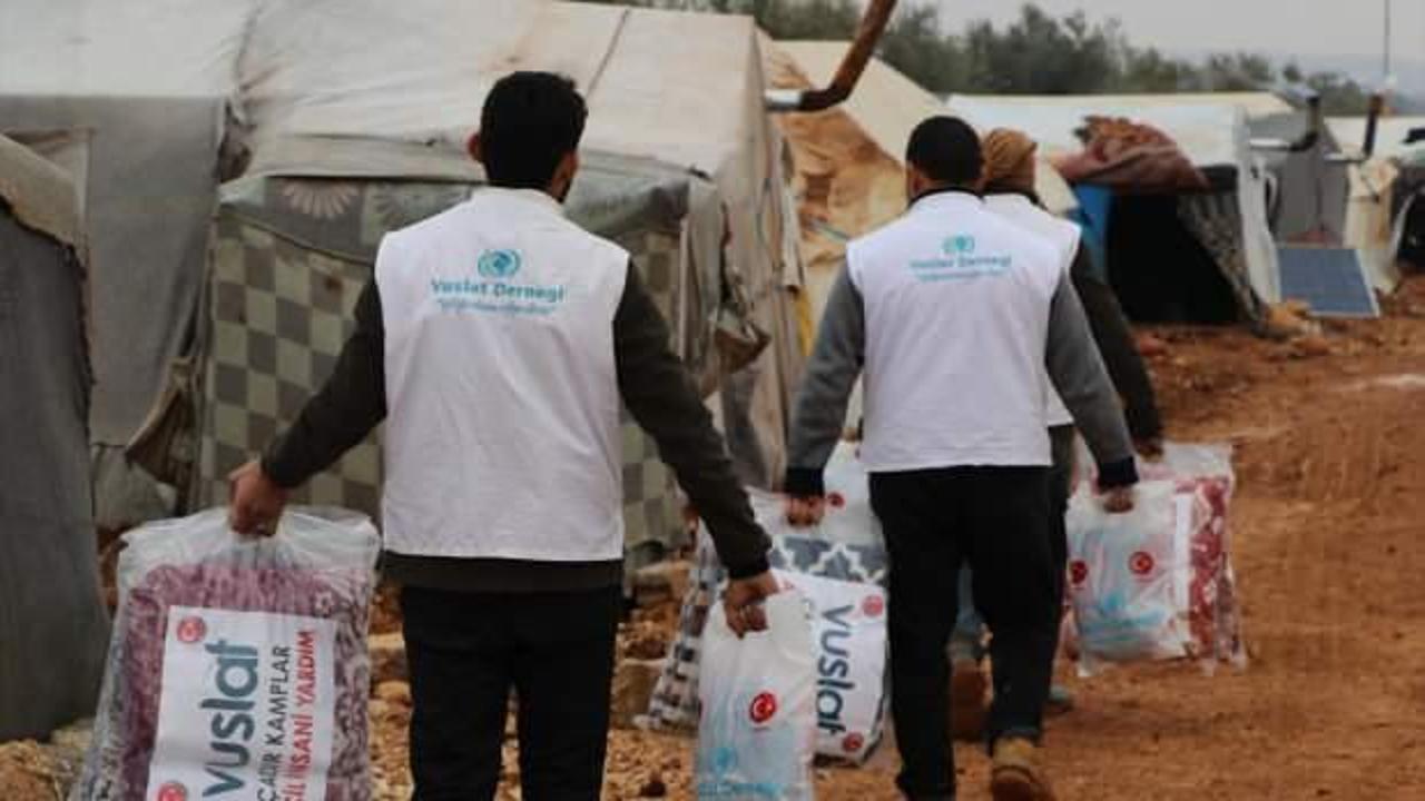 Vuslat Derneği Suriye'deki aileler için yardım seferberliği başlattı