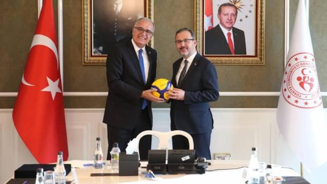 Bakan Kasapoğlu, TVF yönetimini kabul etti