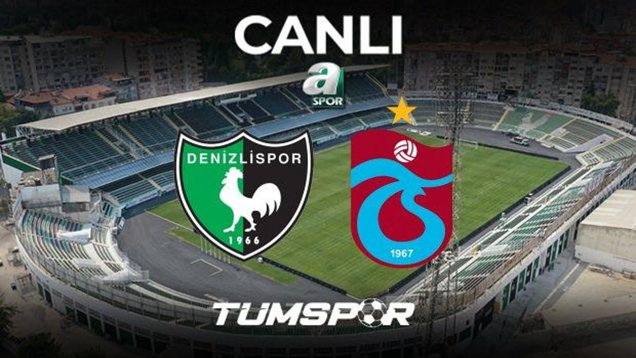 Denizlispor Trabzonspor Maçı Canlı İzle! A Spor Yayın Linki Ziraat Türkiye Kupası Son 16 Turu