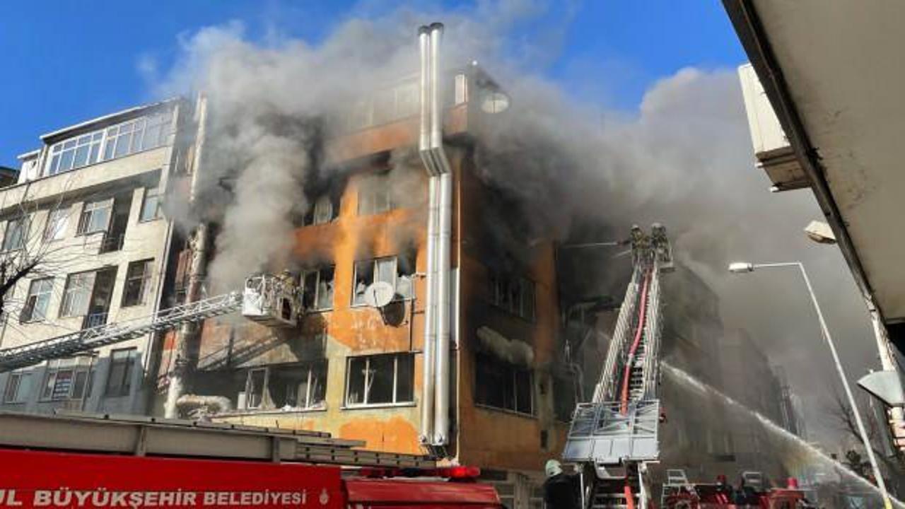 İstanbul'da yangın ve korkutan patlamalar!
