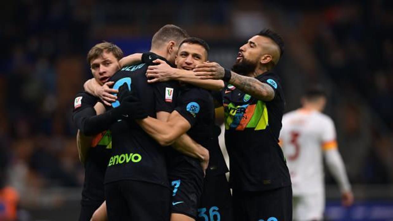 Inter, Roma'yı yenerek yarı finale yükseldi