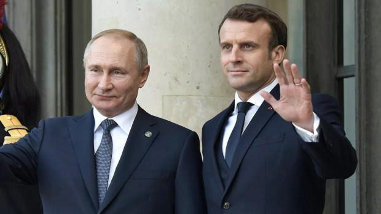 Kremlin'den açıklama: Putin ve Macron arasında 2 saatlik Ukrayna görüşmesi