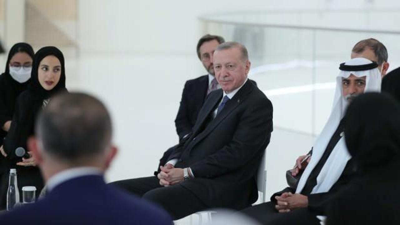 Gençlerle buluştu: Erdoğan'dan BAE'de dikkat çeken uzay mesajı