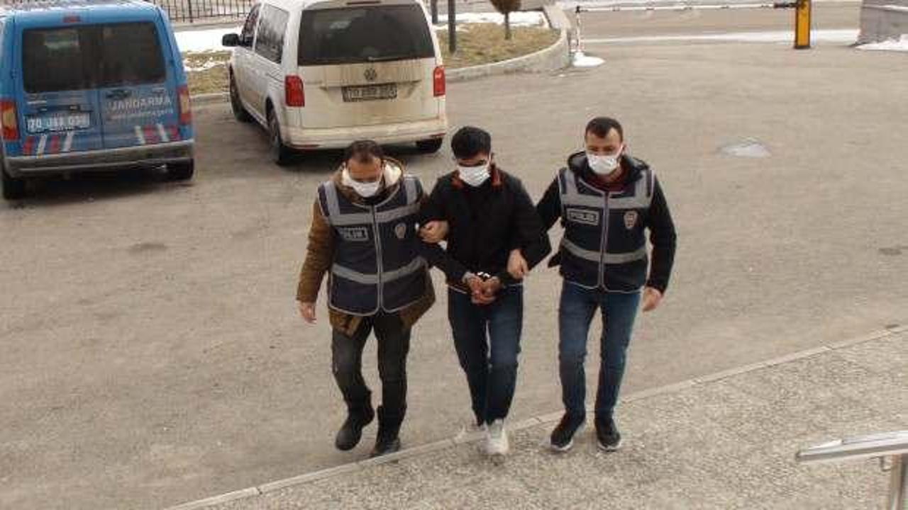 G&uuml;nd&uuml;z dilenci akşam hırsız! Karaman&rsquo;da yakalandı