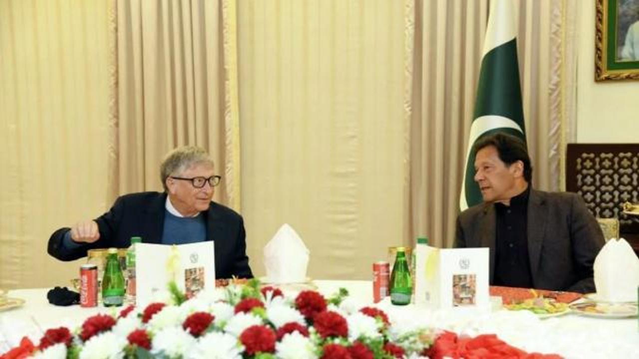 Pakistan Başbakan'ı Imran Khan Bill Gates'i ağırladı